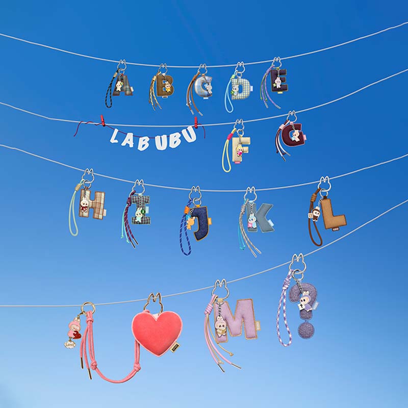 THE MONSTERS Pin for Love Series-Letter Pendant Blind Box