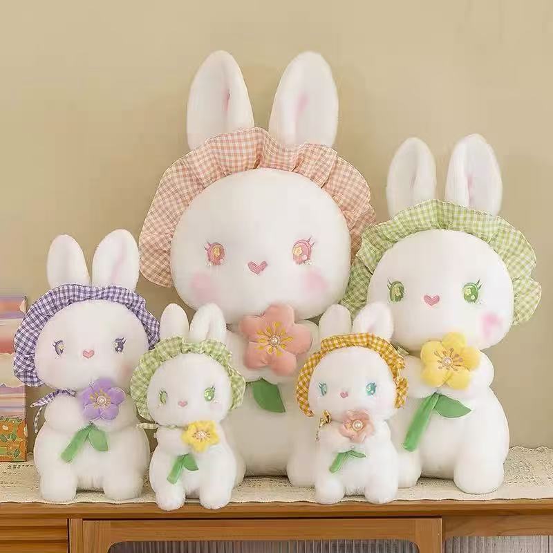 Plush toy sunflower bunny