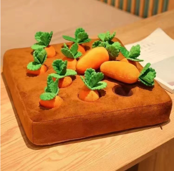 Carrot plush toy