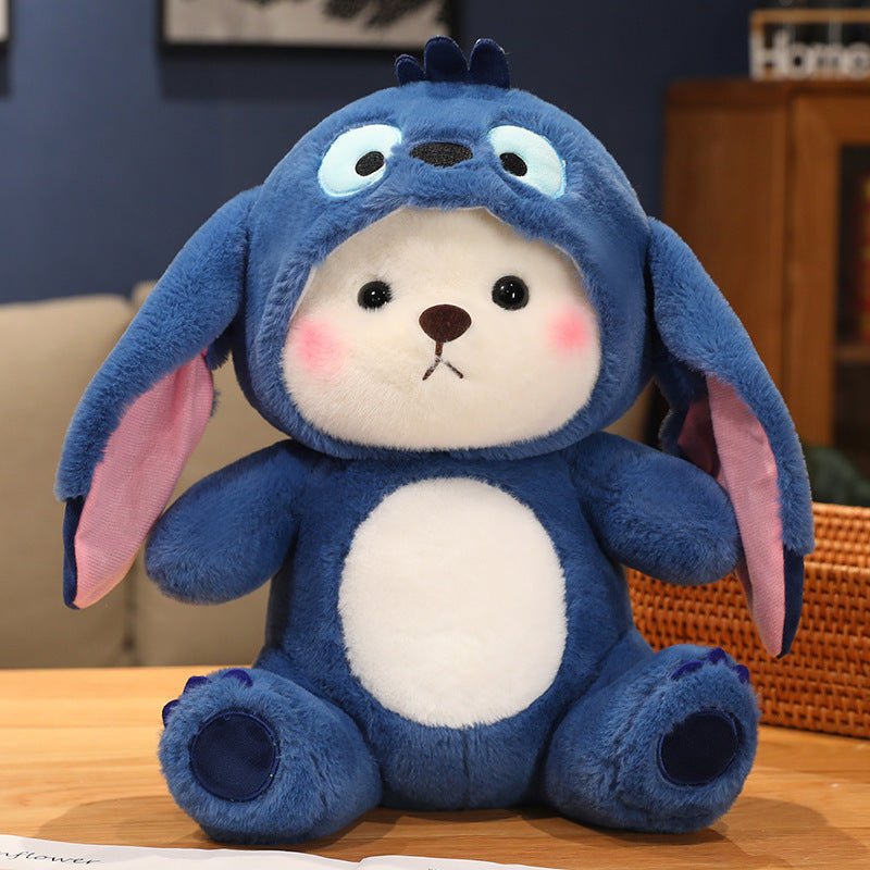 Cute teddy bear plush toy figure