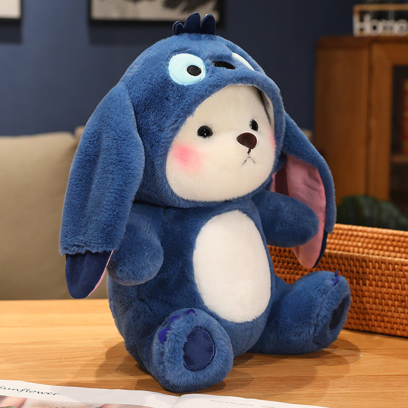 Cute teddy bear plush toy figure